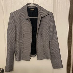 Georgiou jacket black and white nice fit like new